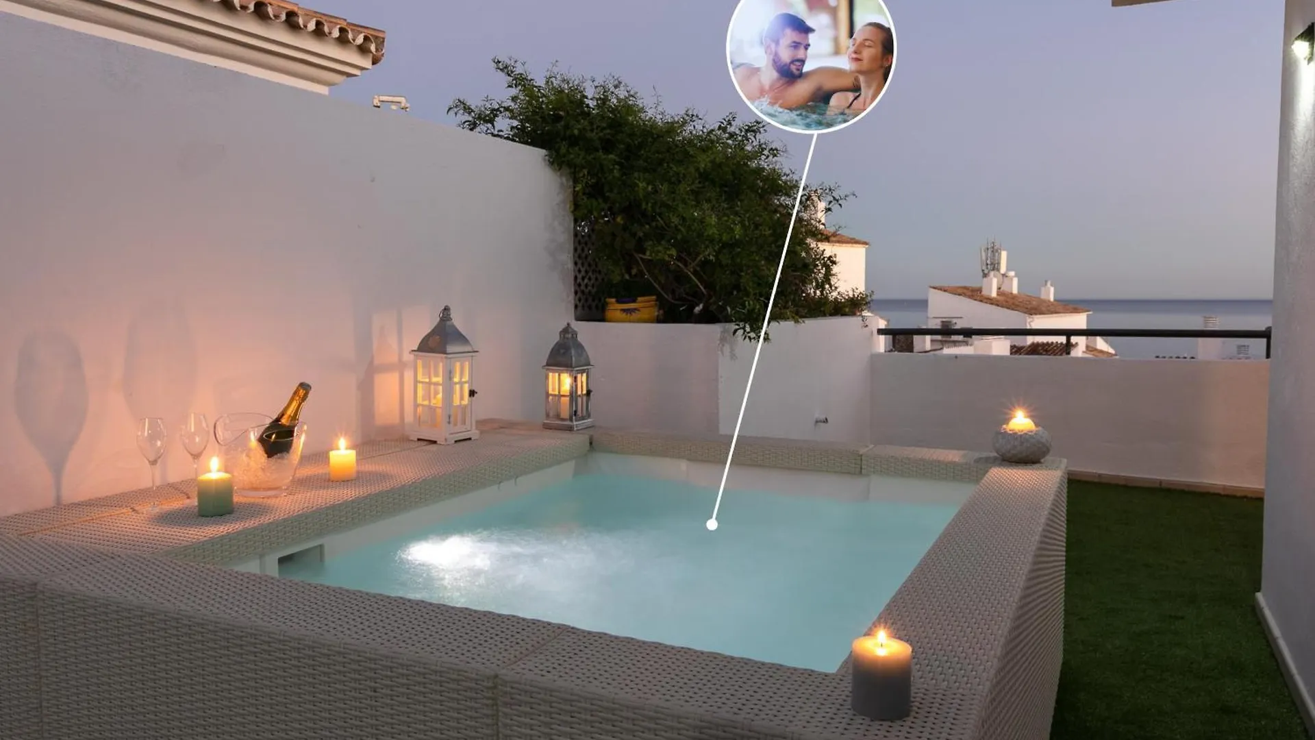 Apartamento Vacation Marbella I Terrazas De Banus, Romantic, Jacuzzi, Pet-Friendly, Cosy Duplex Penthouse, 2Min Walk To Marina